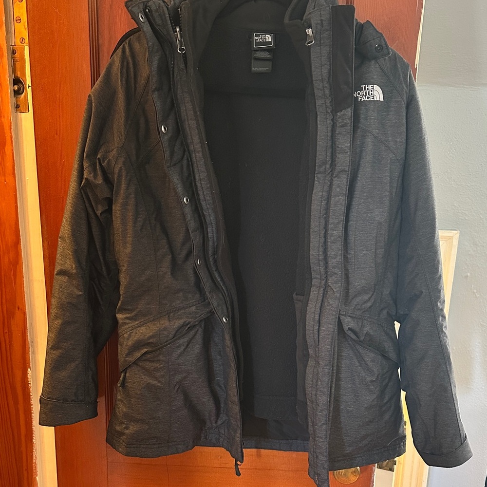 The North Face Charcoal Gray Parka
